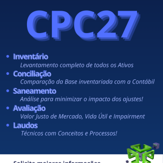 CPC27 - colocando a casa em ordem!  AXS Consultoria Consultoria Empresarial Passivo Bancário Ativo Imobilizado Ativo Fixo