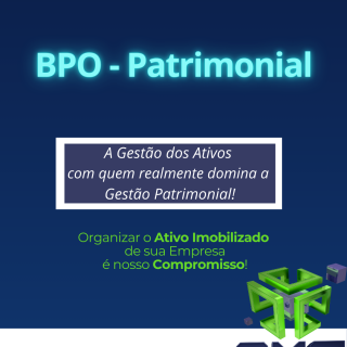 BPO Patrimonial - Gestão Total do Ativo Imobilizado Consultoria Empresarial Passivo Bancário Ativo Imobilizado Ativo Fixo