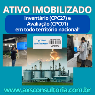 CPC27 e CPC01 - AXS Consultoria Empresarial Ativos Avaliação Patrimonial Inventario Patrimonial Controle Patrimonial Controle Ativo