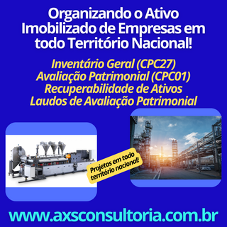 Avaliação de Vida Util - AXS Consultoria Empresarial Consultoria Empresarial Passivo Bancário Ativo Imobilizado Ativo Fixo