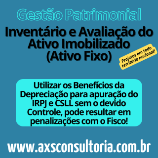 Avaliação de Vida Util - AXS Consultoria Empresarial Consultoria Empresarial Passivo Bancário Ativo Imobilizado Ativo Fixo