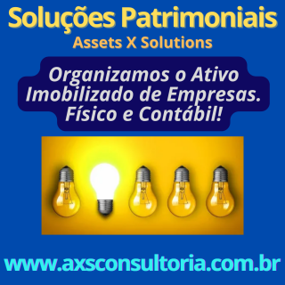 Soluções Patrimoniais - AXS Consultoria Consultoria Empresarial Passivo Bancário Ativo Imobilizado Ativo Fixo