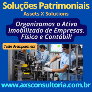 Teste de Impairment - AXS Consultoria Empresarial Avaliação Patrimonial Inventario Patrimonial Controle Patrimonial Controle Ativo