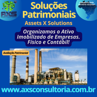 Avaliação para Seguros - AXS Consultoria Avaliação Patrimonial Inventario Patrimonial Controle Patrimonial Controle Ativo