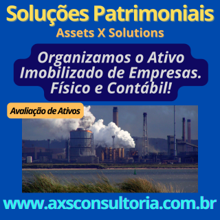 Ativo Imobilizado - Consultoria Especializada - AXS Avaliação Patrimonial Inventario Patrimonial Controle Patrimonial Controle Ativo