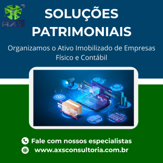 Avaliação de Ativos - AXS Consultoria Avaliação Patrimonial Inventario Patrimonial Controle Patrimonial Controle Ativo
