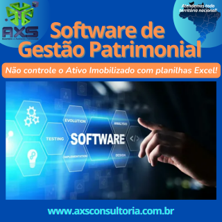 Software de Gestão do Ativo Imobilizado - AXS Consultoria  Avaliação Patrimonial Inventario Patrimonial Controle Patrimonial Controle Ativo
