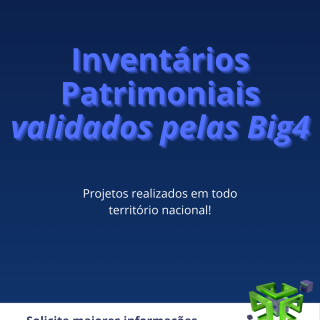 Inventários validados pelas BIG4 - AXS Ativos Consultoria Empresarial Passivo Bancário Ativo Imobilizado Ativo Fixo