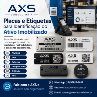 Placa de Ativo Imobilizado sem Qualidade? Fique atento! Avaliação Patrimonial Inventario Patrimonial Controle Patrimonial Controle Ativo