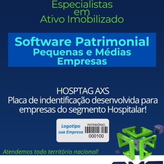 Software Patrimonial e Placas de Identificação de Ativos Avaliação Patrimonial Inventario Patrimonial Controle Patrimonial Controle Ativo