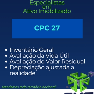 CPC 27 Descomplicado: O Roteiro para uma Gestão de Ativos Estratégica e Confiável Avaliação Patrimonial Inventario Patrimonial Controle Patrimonial Controle Ativo