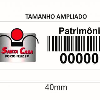 LayOut da Placa de Identificação Patrimonial Consultoria Empresarial Passivo Bancário Ativo Imobilizado Ativo Fixo