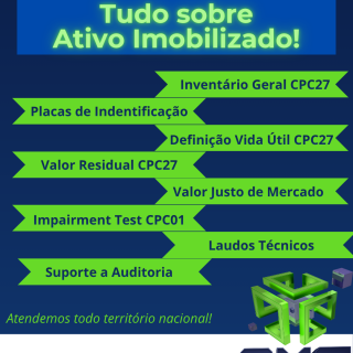 Tudo sobre Ativo Imobilizado é com a AXS Consultoria! Consultoria Empresarial Passivo Bancário Ativo Imobilizado Ativo Fixo