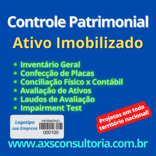 Controle Patrimonial em Empresas de todo Brasil - AXS Avaliação Patrimonial Inventario Patrimonial Controle Patrimonial Controle Ativo