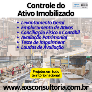 Controle Patrimonial em Empresas de todo Brasil - AXS Avaliação Patrimonial Inventario Patrimonial Controle Patrimonial Controle Ativo