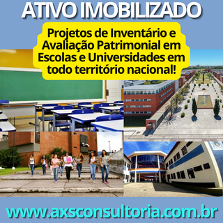 Ativo Imobilizado - Consultoria Especializada - AXS Avaliação Patrimonial Inventario Patrimonial Controle Patrimonial Controle Ativo