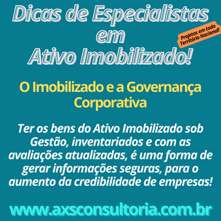 Inventario de Ativo Imobilizado em todo Brasil - AXS Consultoria Empresarial Passivo Bancário Ativo Imobilizado Ativo Fixo Inventario de Ativo Imobilizado em todo Brasil - AXS Avaliação Patrimonial Inventario Patrimonial Controle Patrimonial Controle Ativo