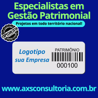 Placas de Identificação de Ativos Avaliação Patrimonial Inventario Patrimonial Controle Patrimonial Controle Ativo Placas de Identificação de Ativos Consultoria Empresarial Passivo Bancário Ativo Imobilizado Ativo Fixo