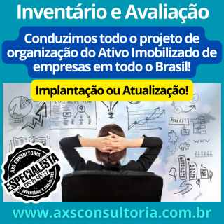Avaliação de Vida Util - AXS Consultoria Empresarial Avaliação Patrimonial Inventario Patrimonial Controle Patrimonial Controle Ativo
