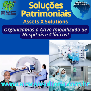 Organização Patrimonial - Projetos em todo Brasil! AXS Avaliação Patrimonial Inventario Patrimonial Controle Patrimonial Controle Ativo